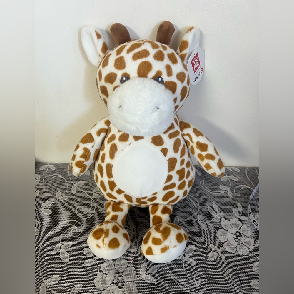 Little Giraffe Tan & White Spot Plush Giraffe Cuddly Toy
